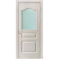 Porte principale en PVC du dernier style avec verre