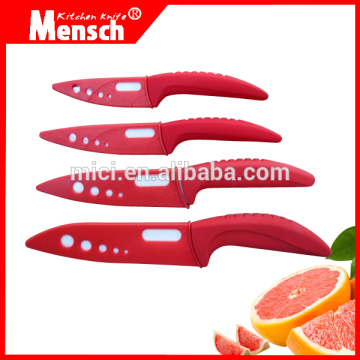 4pcs family use knife serries picnic set with ceramic razor blades