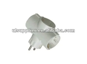 S30223 1 to 3 Germany type adapter