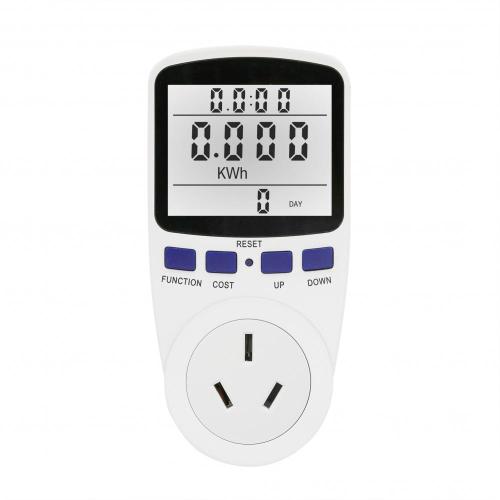 Household Digital 250v power meter plug Socket