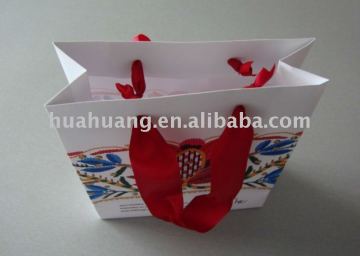 handle gift paper printed bag