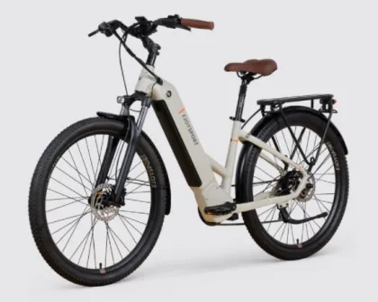 Blue Electric Road Bicycle