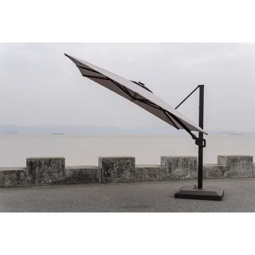 Luxury 3m Aluminum Cantilever Led Parasol