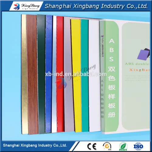 Colored Pmma Abs Plastic Sheet For Sanitary Fittings Double Color Abs