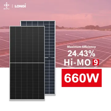 Longi Solar HIMO 9 660W Bifacial Dual Glass Roof Solar Panel: High Performance for Home Energy Solutions