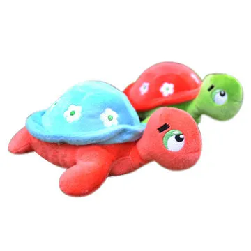 Turtle Plush/Animal Toys, Made of Plush Cotton Materials, Various Colors Available