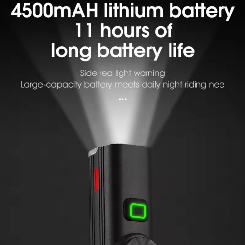 ઝડપી વિસર્જન અને ઉચ્ચ તેજને લહેરાવવું સાયકલ હેડલાઇટ્સ નાઇટ રાઇડિંગ એલ્યુમિનિયમ એલોય રોડ બાઇક લાઇટિંગ સાધનો