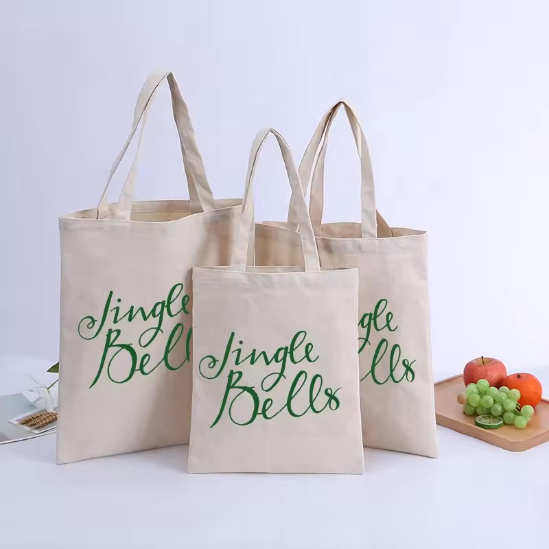 Christmas bags Custom Print Logo Reusable Shopping Bags