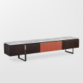 Saddle Leather Modern Fantastic Living Room TV Stand