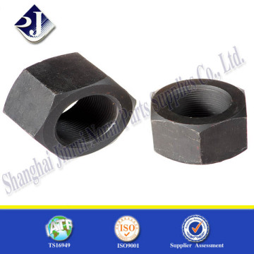 high strength carbon steel black heavy hex nut