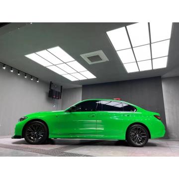 PET High Gloss Crystal Apple Green Car Vinyl