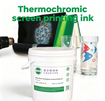 Temperature-sensitive screen printing inks