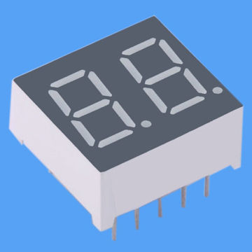 Seven-segment 2-digit LED display with Viewable Distance of 7m