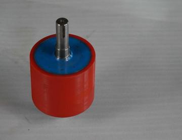 Production of polyurethane plastic rubber rollers