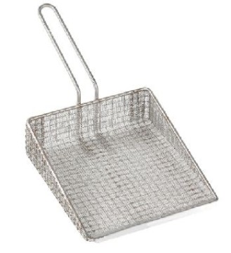 Chips shovel / w/ wire handle, s/s