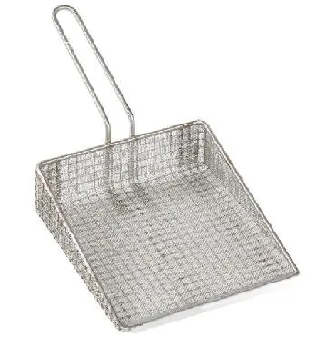 Chips shovel / w/ wire handle, s/s