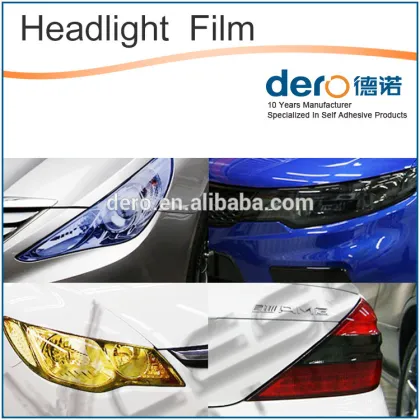 car light blue film /car pvc transparent film