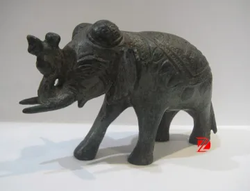 Bronze ancient elephant statue