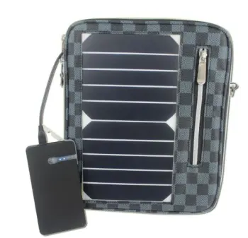 New Portable Mobile Solar Bag with 5000mAh Power Bank