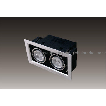 2x7x1W LED Grille Down light with 3 years guarantee
