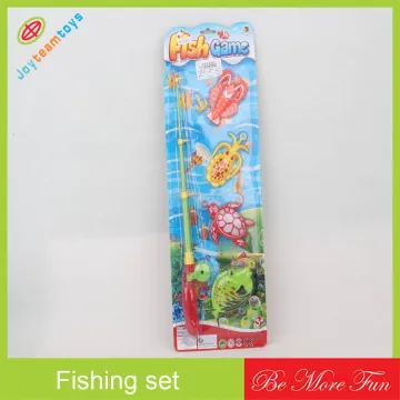 plastic summer fishing toys fishing set