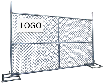 6x12 feet temporary chain link fence panels