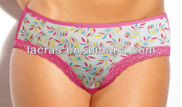2013 hot sales Sexy Lace printing hot young girl sexy underwear