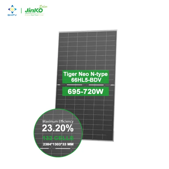 Jinko Tiger Neo N-Type Solar Panels: High-Power Bifacial 695W to 720W Modules with Half Cell and Dual Glass Technology