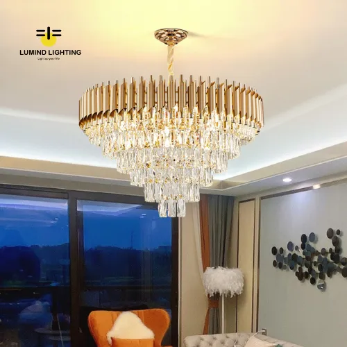 Luxury Crystal Chandeliers and Pendant Lights for Living Rooms, Villas, Restaurants, and Ceilings