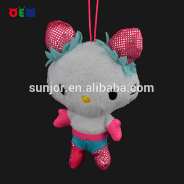 Custom made plush keychain High Quality Hello Kitty Plush Toy