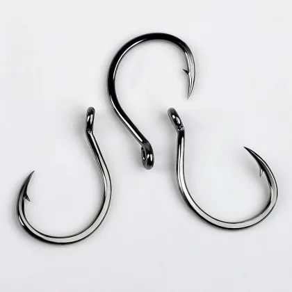Factory OEM&ODM High Carbon Steel Fishing Hooks - Single Carp Fishing Hooks with Ring Model