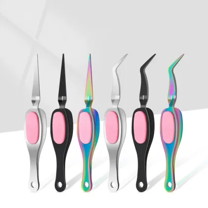 Stainless Steel Nail Art Tools: Molding Clips, Pliers, and Tweezers