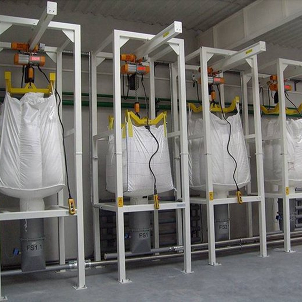Agricultural products processing ton bag raw material unpacking