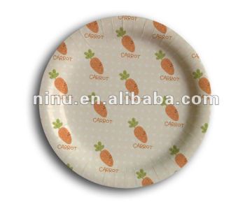 YLPP120-059 fancy paper plates,birthday party paper plates