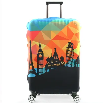 Spandex Luggage Cover: Full Print Suitcase Cover