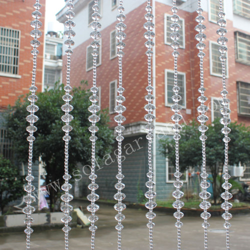 Cortinas de cuentas de cristal grueso para hotel