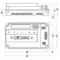 Programmable EM100-4sp 72V 100A 80KPH Controller