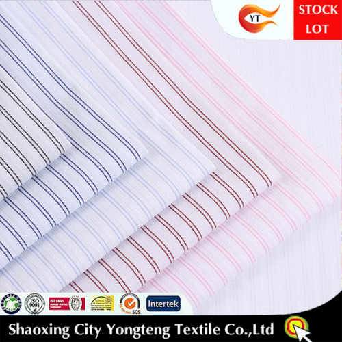 2015 HOT woven yarn dyed cotton poly fabric for office shirt