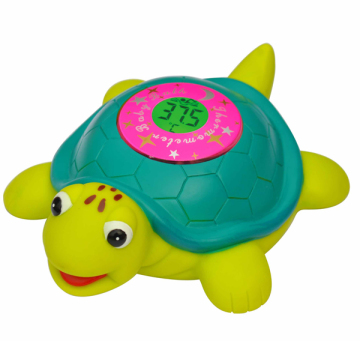 Turtle Shape Baby Bath Thermometer with LCD Display