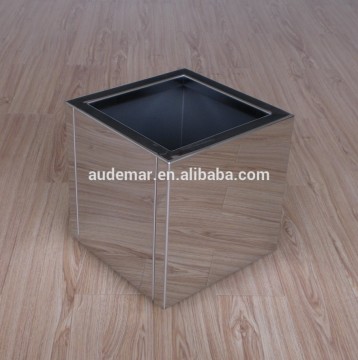 Audemar Decorative Stainless Steel Planter With Mirror Finishing