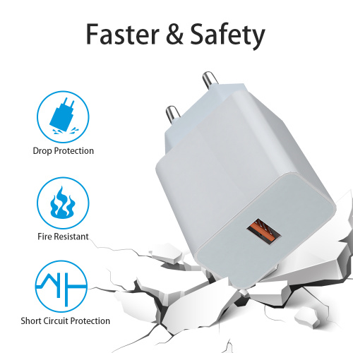 QC3.0 USB Wall Charger for Mobile Phones