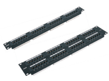 FTP/UTP Cat5e Patch Panel with UL Approval (P197-12/18/24/48)