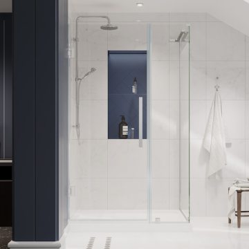 Modern Frameless Sliding Shower Partitions with Safety Glass for Hotels and Steam Rooms