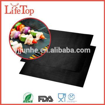 PFOA Free Black BBQ Grill Mat Baking Mat 16x 13"