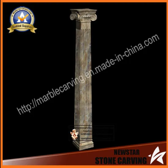 Square Ancient Style Stone Pillars, Marble Columns