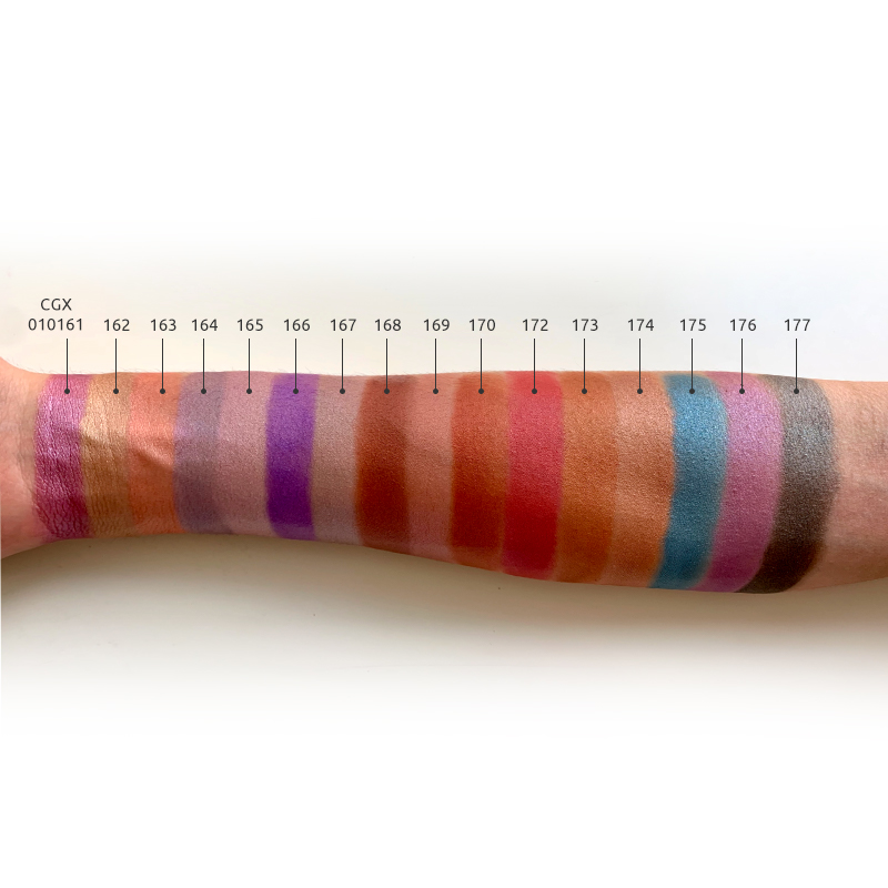 Cosmetics manufacturer new process Makeup eye shadow 32 colors streaky eyeshadow palette private label