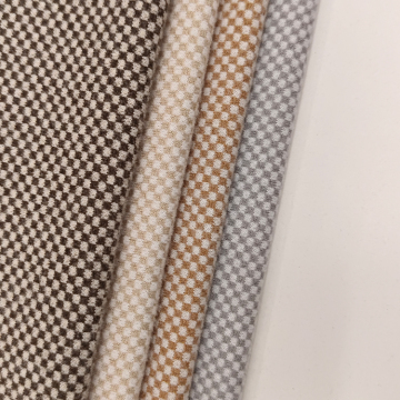 Direkt tillverkare polyester stickad modedräkt och borststyg