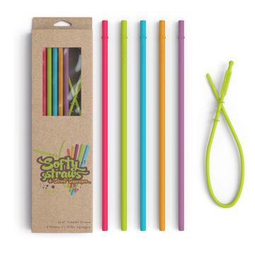 Long Length Replacement Silicone Reusable Straws