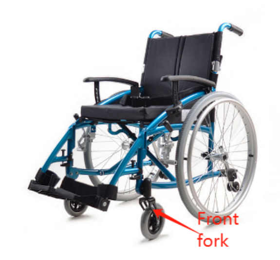 Aluminum Wheelchair Front Fork