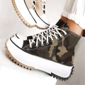 Lady Thick-Soled Canvas Shoes